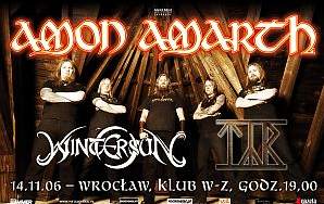 koncert Amon Amarth, Wintersun, Tyr