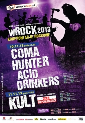 Konfrontacje Rockowe wROCK 2013: COMA, HUNTER, ACID DRINKERS