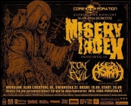 Koncert: MISERY INDEX, ICON OF EVIL, LED ASTRAY - Wrocaw Liverpool 16.08.2014