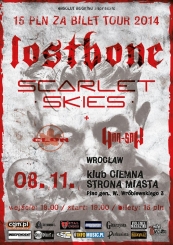 Tour 2014: LOSTBONE, SCARLET SKIES, CLON i WAR-SAW