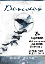 Koncert BESIDES + UNDERFATE + TSIMA - Liverpool 24.01.15