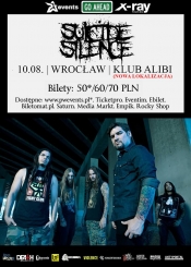 SUICIDE SILENCE + MATERIA oraz  THE SIXPOUNDER - 10.08.2015  ALIBI   WROC�AW