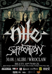 NILE + SUFFOCATION Koncert 30.08.2015 Klub ALIBI WROCAW