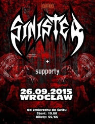 SINISTER + Neolith, Invoker, Thunderwar, Shodan - 26 wrze�nia 2015
