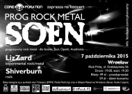  SOEN (prog rock), LizZard, Shiverburn - Klub Firlej 7.10.2015