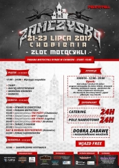 Zamczysko w Chobieni 2017: Zlot MOTOCYKLI oraz koncerty 21-23 lipca 2017