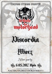 Motorhead Tribute: Discordia, Mindfak, Miecz - koncert charytatywny!